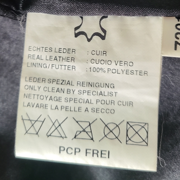 Vintage Fitted Leather Jacket (S) - Picture 7 of 7